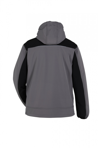 Planam-rECOline Softshelljacke zink/schwarz