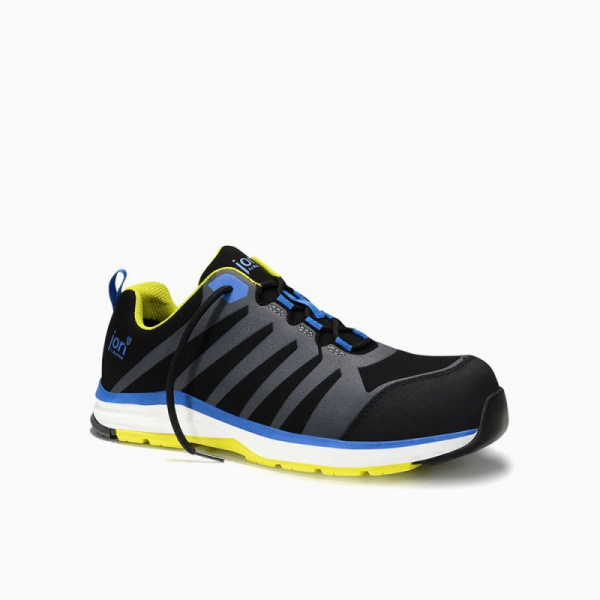 JORI-Sicherheitshalbschuhe, jo_RAPID blue-yellow Low ESD S3, blau/gelb