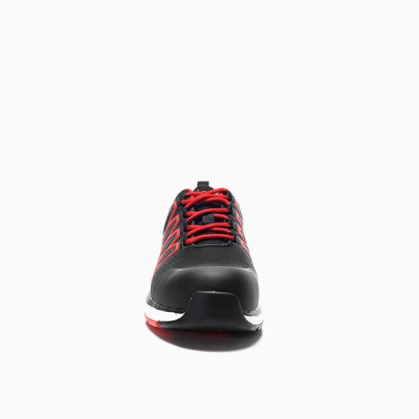 JORI-Sicherheitshalbschuhe, jo_SWIFT black-red Low ESD S1P, schwarz/rot