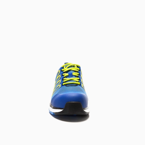 JORI-Sicherheitshalbschuhe, jo_SWIFT blue-yellow Low ESD S1P, blau/gelb