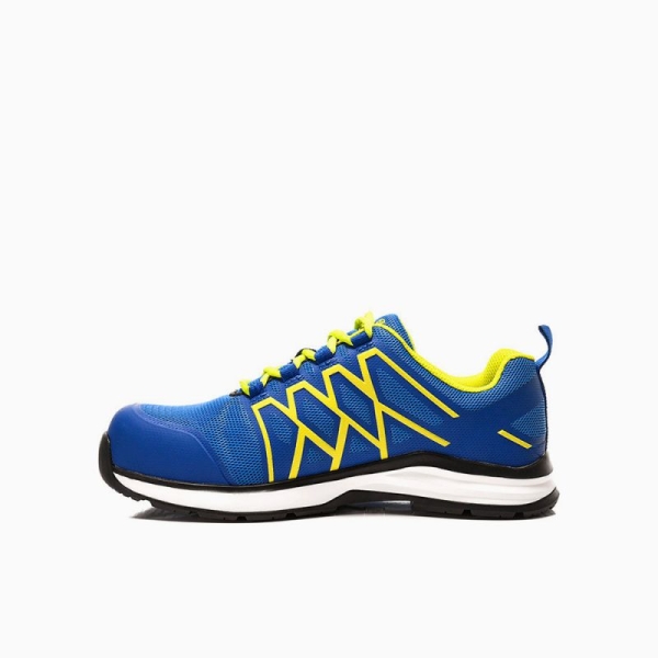 JORI-Sicherheitshalbschuhe, jo_SWIFT blue-yellow Low ESD S1P, blau/gelb