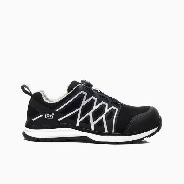 JORI-Sicherheitshalbschuhe, jo_SWIFT BOA black Low ESD S3, schwarz