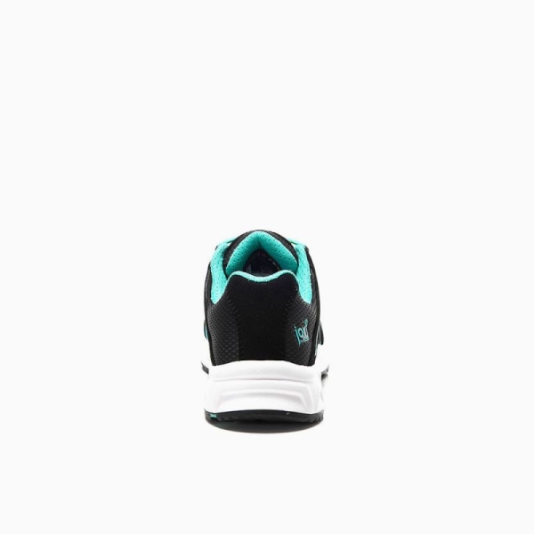 JORI-Sicherheitshalbschuhe, jo_SPEEDY black-aqua Low ESD S1P, schwarz/aqua