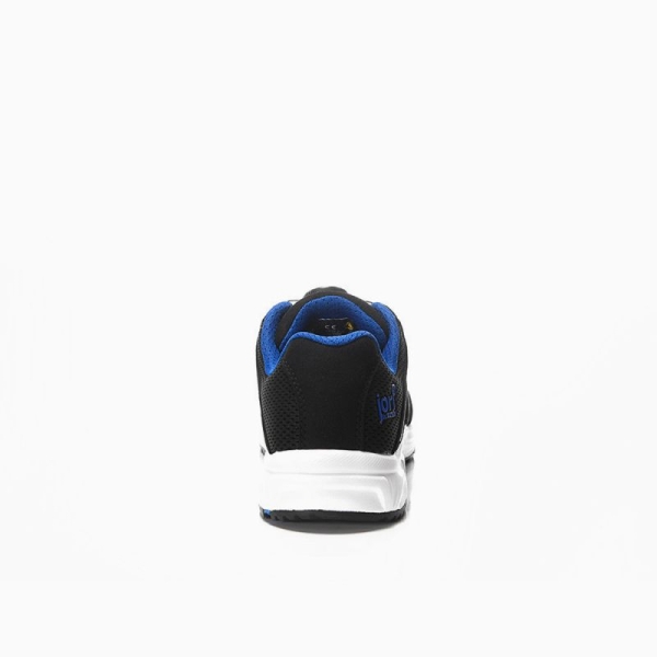 JORI-Sicherheitshalbschuhe, jo_SPEEDY BOA black-blue Low ESD S1P, schwarz/blau