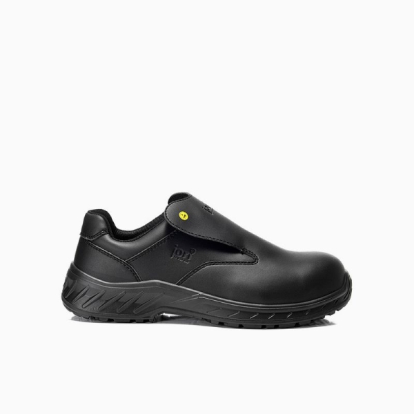 JORI-Sicherheitshalbslipper, jo_CLEAN Slipper black Low ESD S3, schwarz