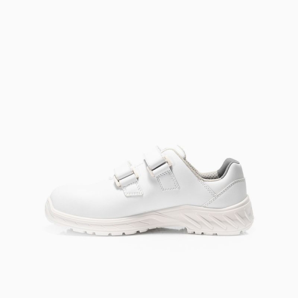 JORI-Sicherheitshalbschuh, jo_CLEAN Strap white Low ESD S3, wei�