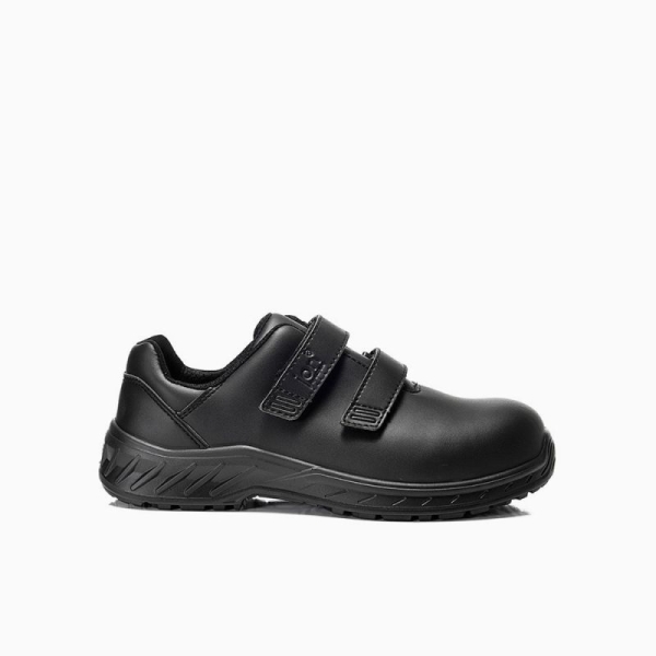 JORI Sicherheitshalbschuh CLEAN Strap black Form A, Low ESD S3, schwarz