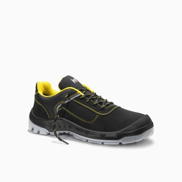 JORI-Sicherheitshalbschuh, jo_COLOUR yellow Low S1P, schwarz/gelb