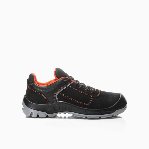 JORI-Sicherheitshalbschuh, jo_COLOUR orange Low S3, schwarz/orange