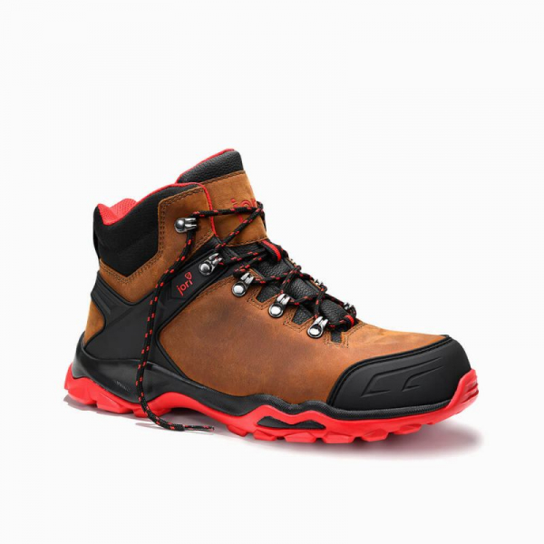 JORI-Sicherheitshalbschuhe, jo_POWERFUL brown Mid S3, braun
