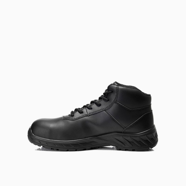 JORI-Sicherheitshalbschuhe, jo_CLEAN Loop black Mid ESD S3, schwarz