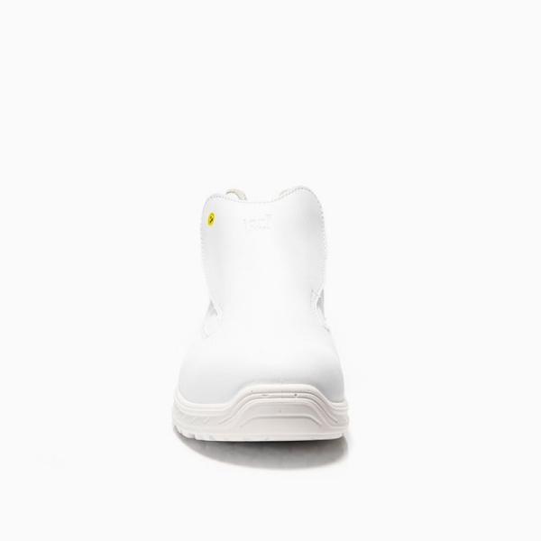 JORI-Sicherheitsschn�rstiefel, jo_CLEAN Slipper white Mid ESD S3