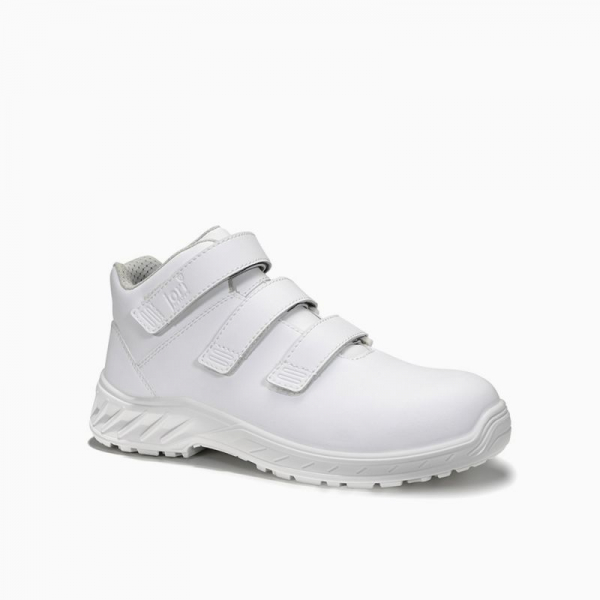 JORI-Sicherheitsschnürstiefel, jo_CLEAN Strap white Mid ESD S3, weiß