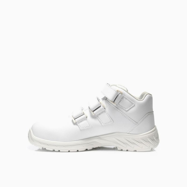JORI-Sicherheitsschn�rstiefel, jo_CLEAN Strap white Mid ESD S3, wei�
