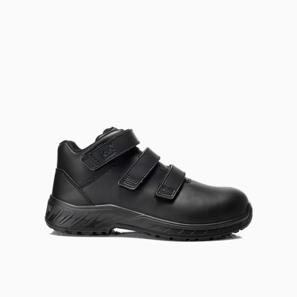 JORI Sicherheitshalbschuh CLEAN Strap black Form B, Mid ESD S3, schwarz