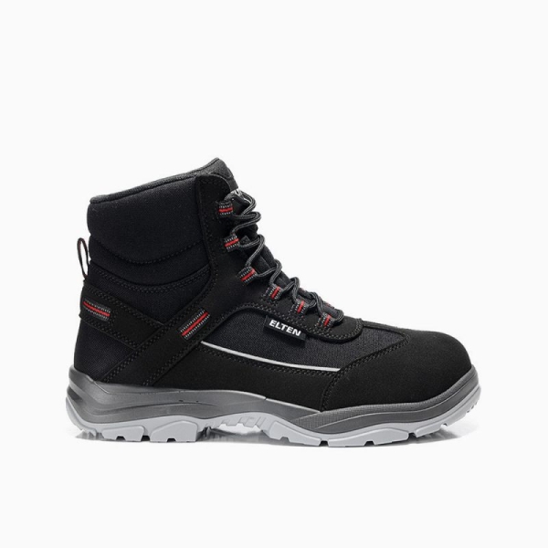 ELTEN-S3-ERGO-ACTIVE-Sicherheitshochschuhe, MATTHEW Mid, ESD, Fu�typ 2, schwarz