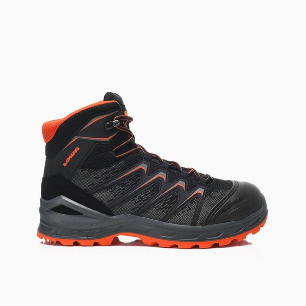 ELTEN-S3-Schn�rstiefel, Sicherheits-Arbeits-Berufs-Schuhe, Hochschuhe, LARROX Work GTX black Mid, CI, schwarz