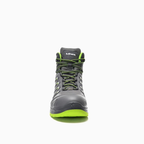 ELTEN-S3-Schn�rstiefel, Sicherheits-Arbeits-Berufs-Schuhe, Hochschuhe, LARROX Work GTX grex Mid, CI, grau
