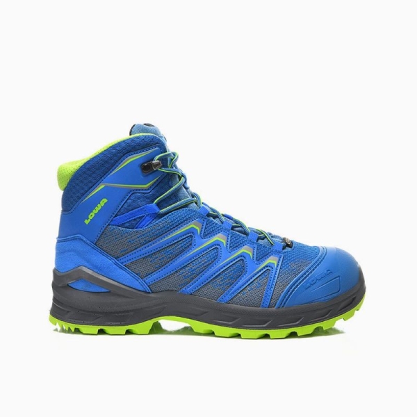 ELTEN-S3-Schn�rstiefel, Sicherheits-Arbeits-Berufs-Schuhe, Hochschuhe, LARROX Work GTX blue Mid, CI, blau