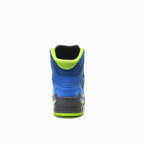 ELTEN-S3-Schn�rstiefel, Sicherheits-Arbeits-Berufs-Schuhe, Hochschuhe, LARROX Work GTX blue Mid, CI, blau