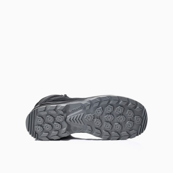 ELTEN-LOWA-S3-Sicherheitshochschuhe, LARROX Work GTX black-grey Mid, CI, schwarz/grau