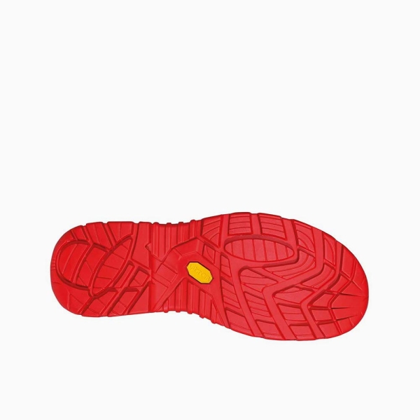 ELTEN-S3-Schn�rstiefel, Sicherheits-Arbeits-Berufs-Schuhe, Hochschuhe, RENEGADE Work GTX red Mid, CI, schwarz/rot