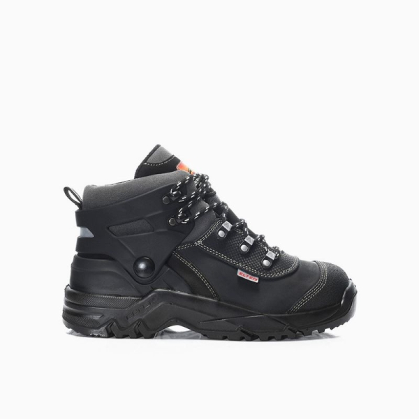 ELTEN-S3-Schn�rstiefel, Sicherheits-Arbeits-Berufs-Schuhe, Hochschuhe, DINO BLACK, schwarz