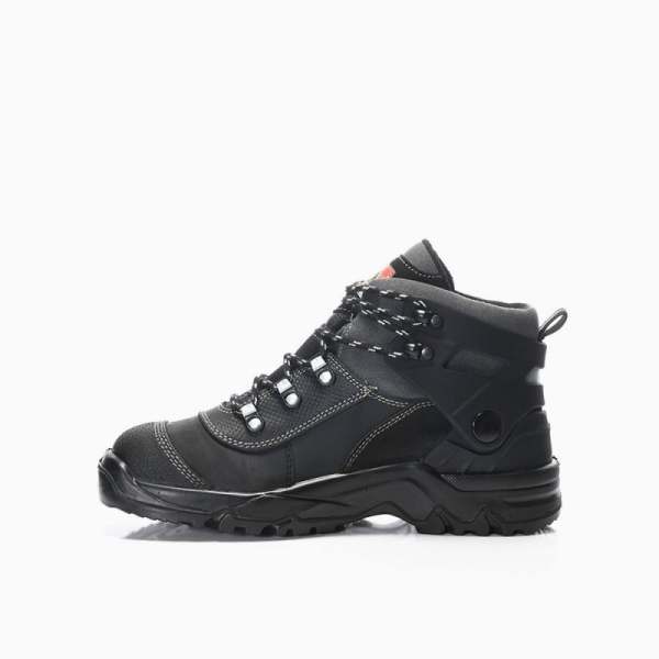 ELTEN-S3-Schn�rstiefel, Sicherheits-Arbeits-Berufs-Schuhe, Hochschuhe, DINO BLACK, schwarz
