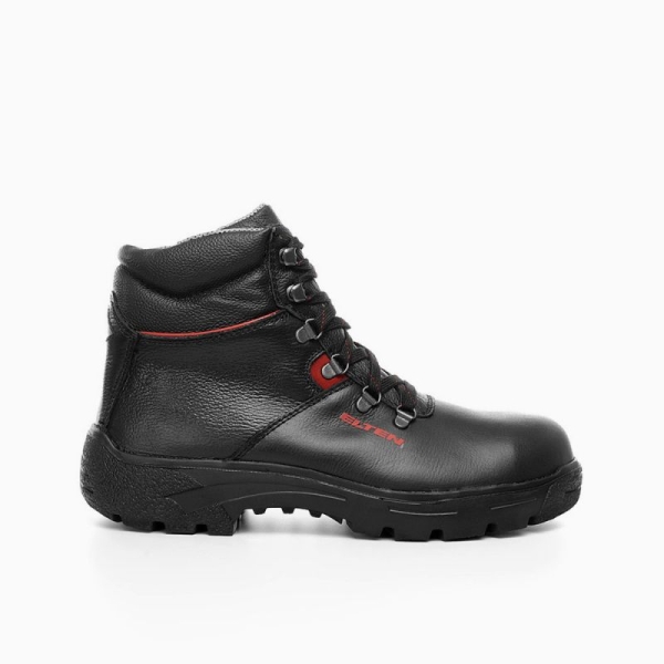 ELTEN-S3-Schn�rstiefel, Sicherheits-Arbeits-Berufs-Schuhe, Hochschuhe, GEORGE, HI, schwarz