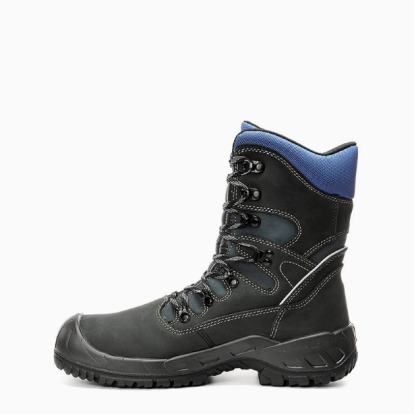 ELTEN-S3 CI-Winter-Sicherheits-Arbeits-Berufs-Schuhe, Hochstiefel, JORIS, GTX, schwarz/blau