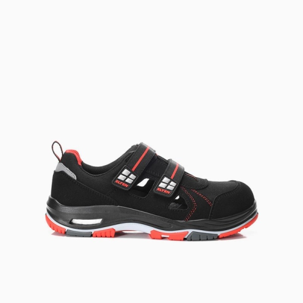 ELTEN-S1-Sicherheitssandale, IAN XXTP red Easy, ESD, schwarz-rot