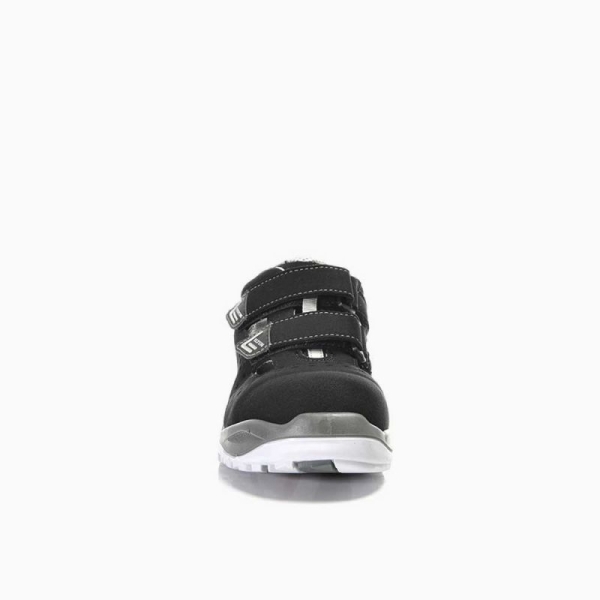 ELTEN-S1-Sicherheits-Arbeits-Berufs-Sandalen, IMPULSE GREY EASY, ESD, schwarz/grau