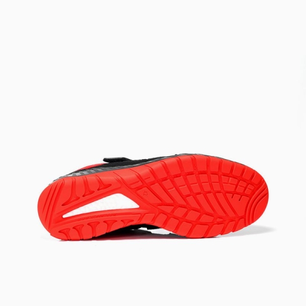 ELTEN-S1P-Arbeits-Berufs-Sicherheits-Sandalen, LONNY red Easy, schwarz/rot