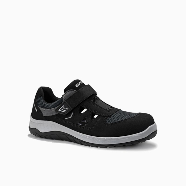 ELTEN Sicherheitssandale, LONNY Compo black-grey Easy ESD S1PS