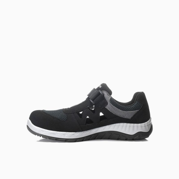 ELTEN Sicherheitssandale, LONNY Compo black-grey Easy ESD S1PS