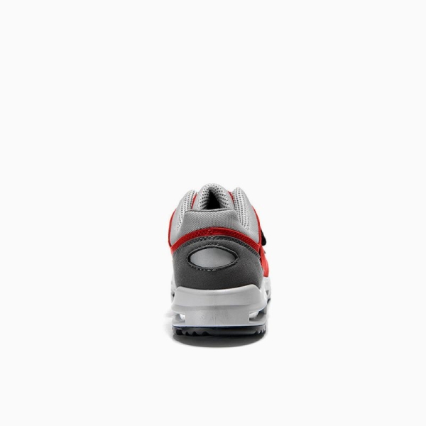 ELTEN-S1-WELLMAXX-Sicherheitssandale, TRAVIS Esay, ESD, grau-rot