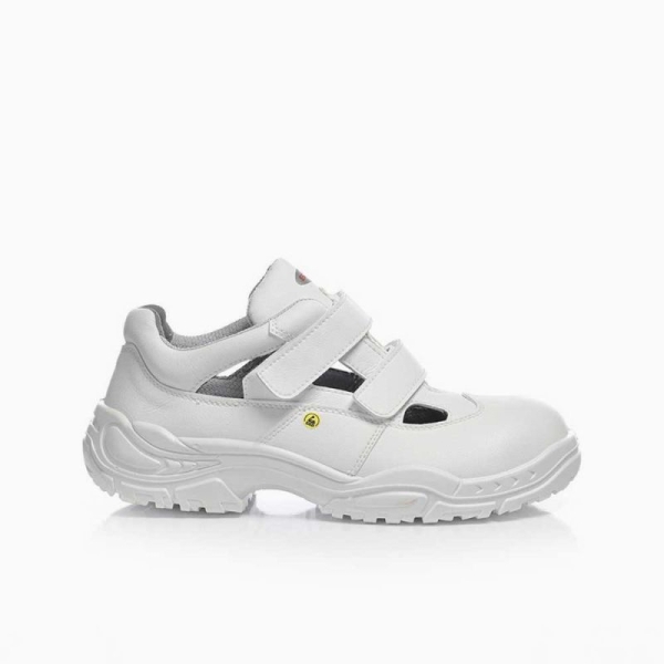 ELTEN-S1-Sicherheits-Arbeits-Berufs-Sandalen, WHITE EASY LOW ESD, wei�
