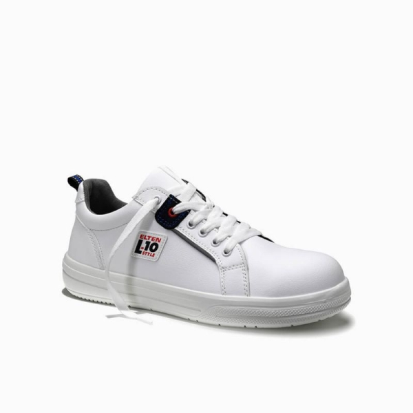 ELTEN-S3-Sicherheits-Arbeits-Berufs-Schuhe, Halbschuhe, GHOST LOW ESD, weiß