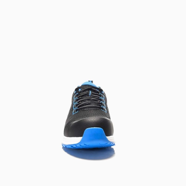 ELTEN-S1P, Sicherheitshalbschuhe, LIVAS, black-blue Low ESD, schwarz/blau