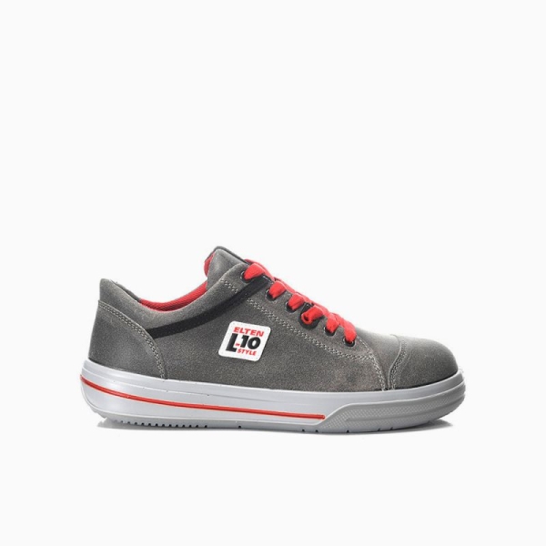 ELTEN-S3-Sicherheits-Arbeits-Berufs-Schuhe, Halbschuhe, VINTAGE LOW ESD, grau