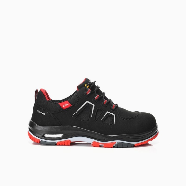 ELTEN-S3-Sicherheitshalbschuh, ALAN XXTP black-red low, ESD, schwarz-rot