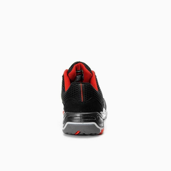 ELTEN-S1-Sicherheits-Arbeits-Berufs-Schuhe, Halbschuhe, MOTION AIR ESD, schwarz/rot