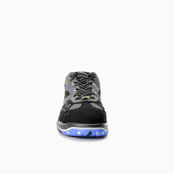 ELTEN-S1-Sicherheits-Arbeits-Berufs-Schuhe, Halbschuhe, EASY BLUE ESD, schwarz/blau