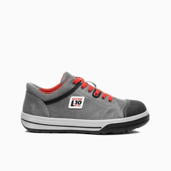ELTEN-S3-Sicherheits-Arbeits-Berufs-Schuhe, Halbschuhe, VINTAGE PIRATE LOW ESD, grau