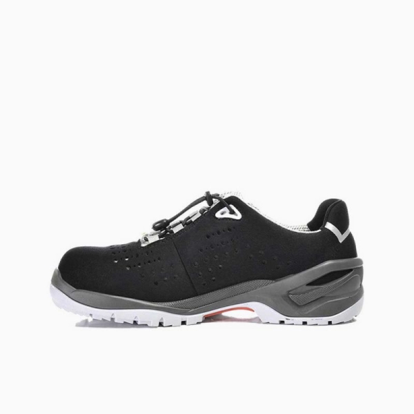 ELTEN-S1-Sicherheits-Arbeits-Berufs-Schuhe, Halbschuhe, IMPULSE GREY LOW, ESD, schwarz/grau