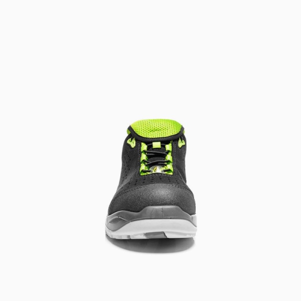ELTEN-S1P-Sicherheits-Arbeits-Berufs-Schuhe, Halbschuhe, IMPULSE GREEN LOW ESD, schwarz