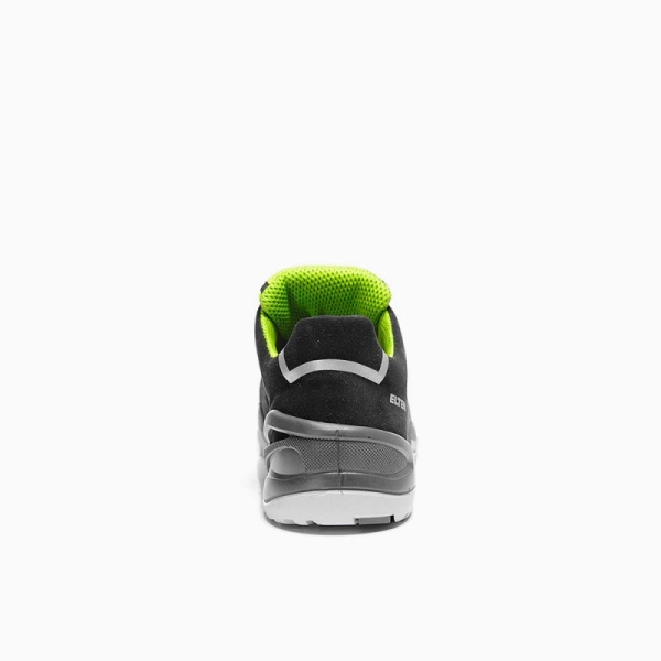ELTEN-S1P-Sicherheits-Arbeits-Berufs-Schuhe, Halbschuhe, IMPULSE GREEN LOW ESD, schwarz