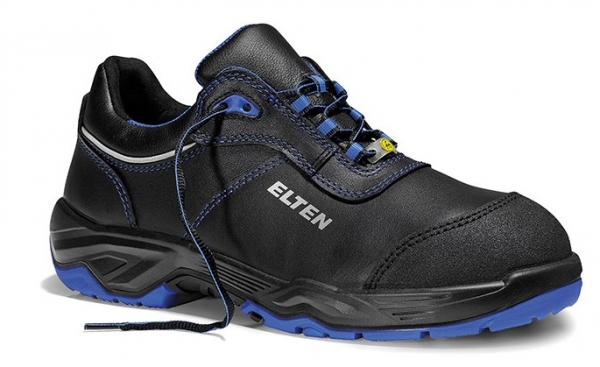 ELTEN-S3-Sicherheits-Arbeits-Berufs-Schuhe, Halbschuhe, REACTION blue Low, ESD, schwarz/blau