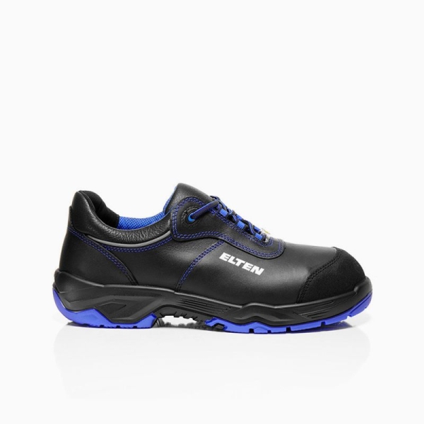 ELTEN-S3-Sicherheits-Arbeits-Berufs-Schuhe, Halbschuhe, REACTION blue Low, ESD, schwarz/blau