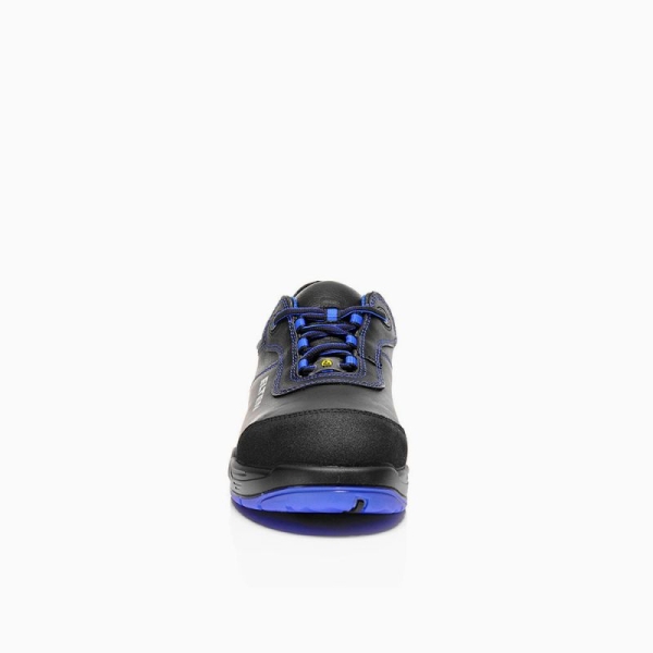 ELTEN-S3-Sicherheits-Arbeits-Berufs-Schuhe, Halbschuhe, REACTION blue Low, ESD, schwarz/blau
